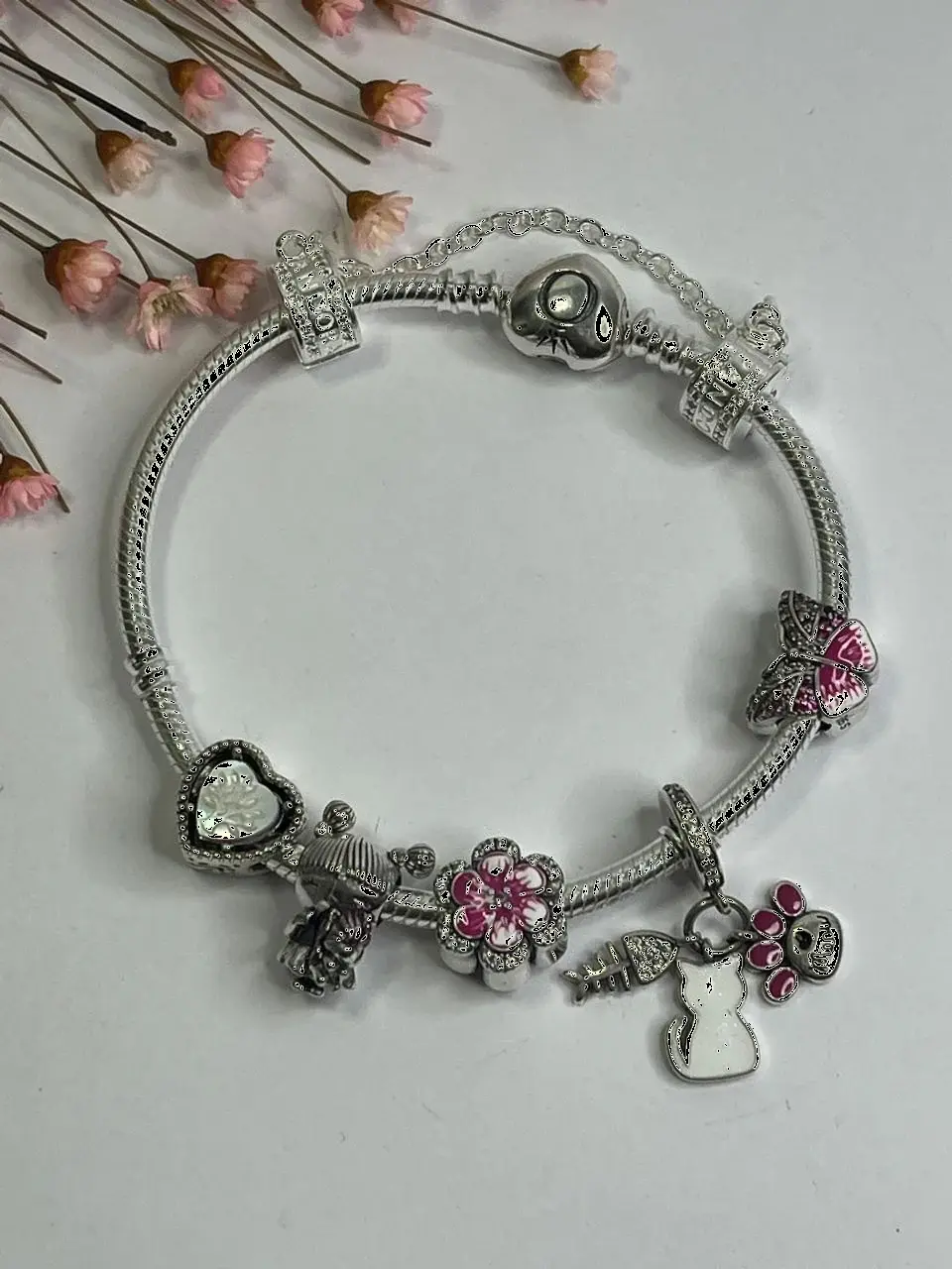 Pulseira com berloques